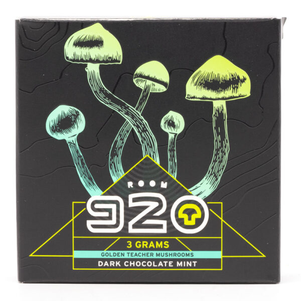 Room 920 - Mushroom Chocolate Bar - Dark Chocolate Mint - 3 grams | Strongest Magic Mushroom Strain Canada