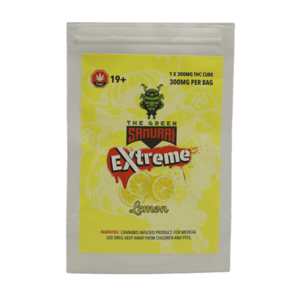 Green Samurai Extreme - Lemon Gummy 300mg THC | Strongest Magic Mushroom Strain Canada