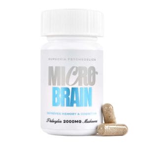 Euphoria Psychedelics – Micro Brain Capsules - (100mg X 20 Capsules) | Strongest Magic Mushroom Strain Canada