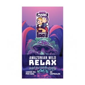 Super Magic Mushroom Bro’s - Amazonian Wild RELAX - 400MG Capsules | Strongest Magic Mushroom Strain Canada