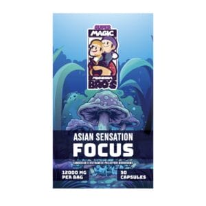 Super Magic Mushroom Bro’s - Asian Sensation FOCUS - 400MG Capsules | Strongest Magic Mushroom Strain Canada